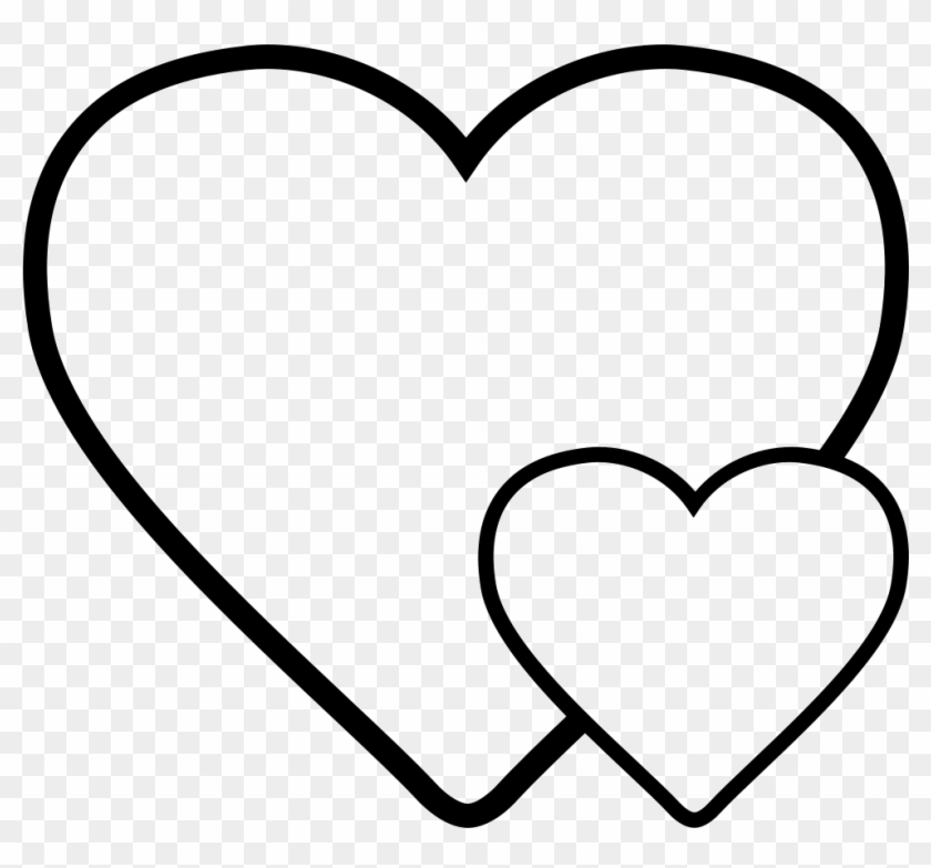 Hearts Svg Png Icon Free Download Groot En Klein Hartje Free Transparent Png Clipart Images Download