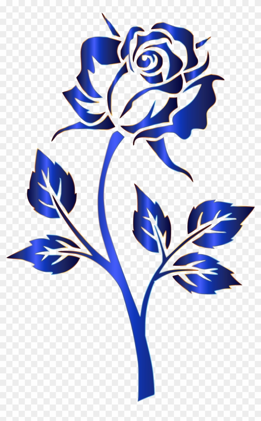 Blue Rose Clipart Transparent - Blue Rose No Background - Free Transparent  PNG Clipart Images Download