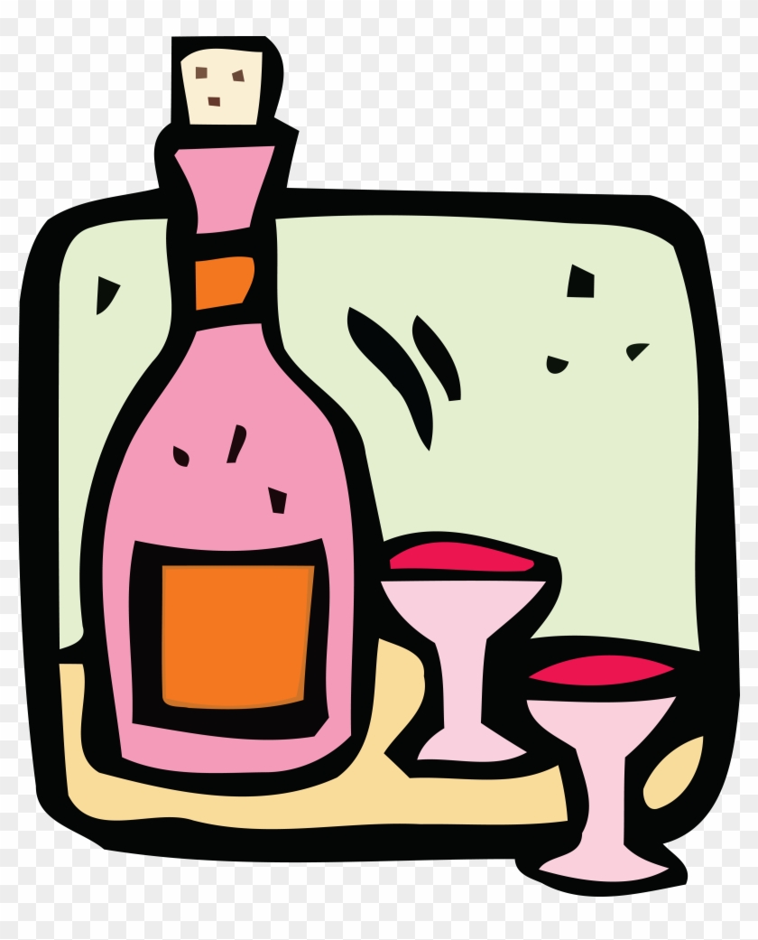 Free Clipart Of Wine - Drink #96600