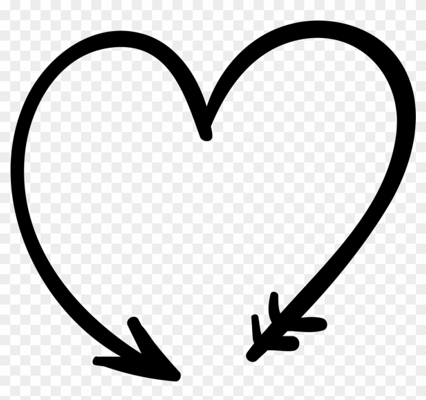 Download Arrow Forming A Heart Comments - Free Heart Arrow Svg ...