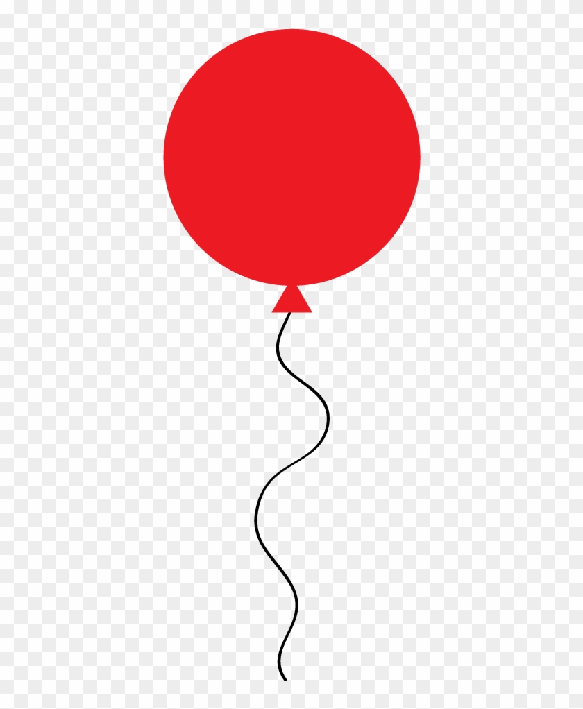 Free Birthday Balloons Clipart For Party Decor, Websites, - Red Balloon #97189