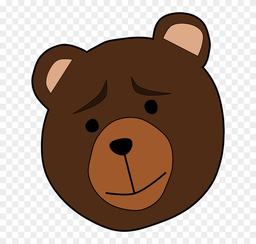 Bear Face Clip Art #97628