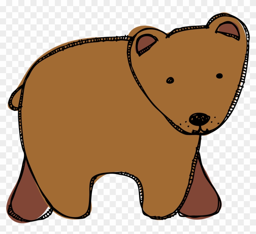 Brown Bear Clipart Book - Brown Bear Brown Bear Clipart - Full Size PNG