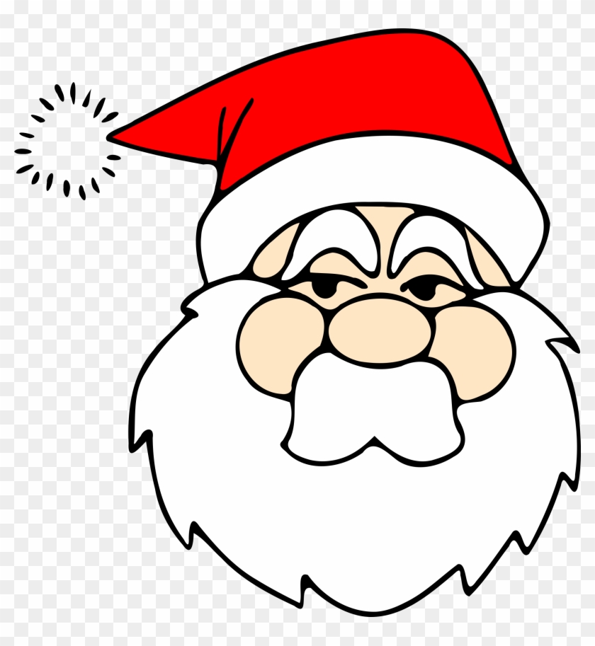 Big Image - Santa Face Transparent Background #98008