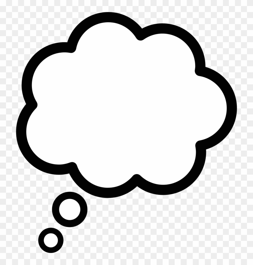 Thought Bubble Free Download Clip Art Free Clip Art - Thinking Bubble