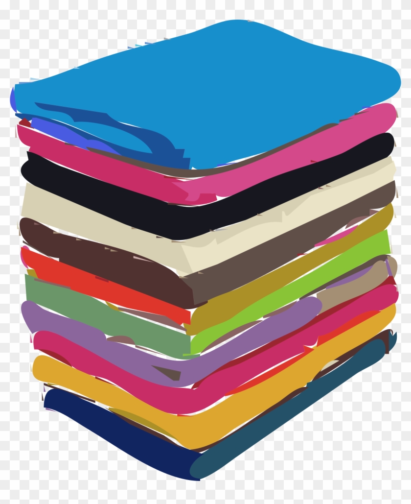 Clipart - Stack Of Towels Clipart #101048