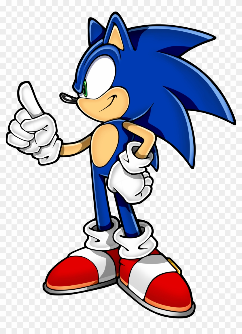 Sonic the Hedgehog transparent image download, size: 1372x1568px