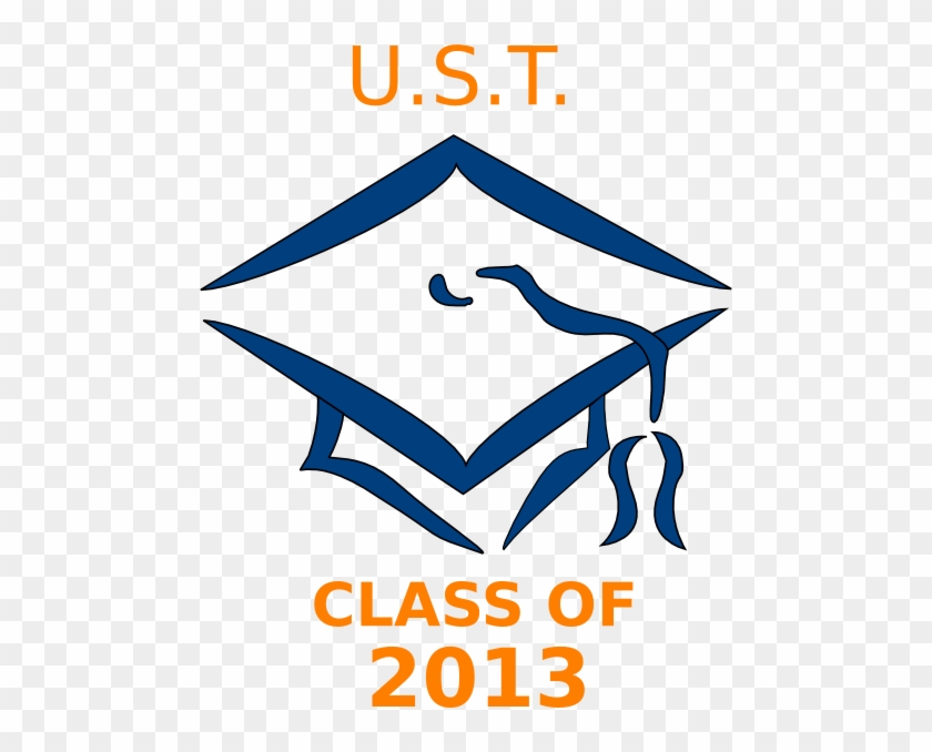 Ust Class Of 2013 Graduation Cap Svg Clip Arts 480 - Transparent Background Graduation Cap Clip Art #101845
