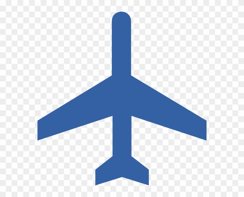 Blue Plane 3 Clip Art At Clker - International Airport Symbols #544947