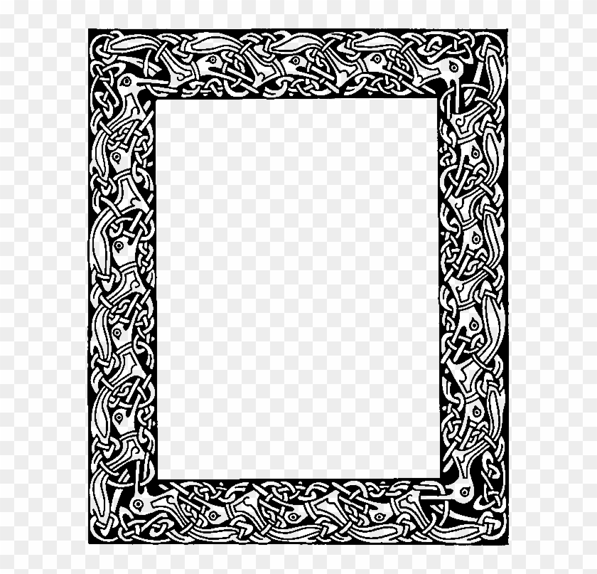 Vintage Ornate Frame ~ Zibi Vintage Scrap - Knotwork Frame #546076