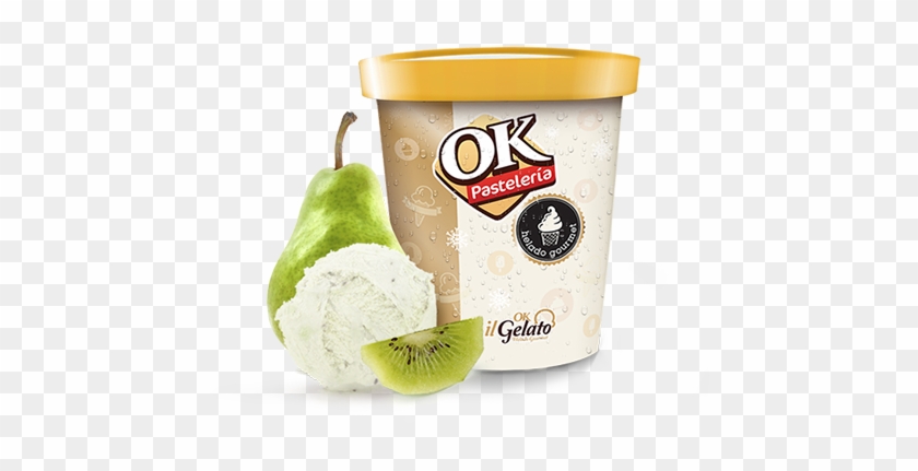 Helado De Agua Kiwi-pera - Pasteleria Ok #546283