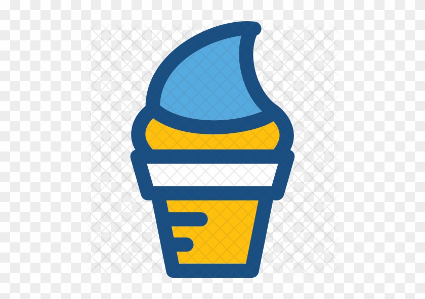 Ice-cream Cone Icon - Ice-cream Cone Icon #547053