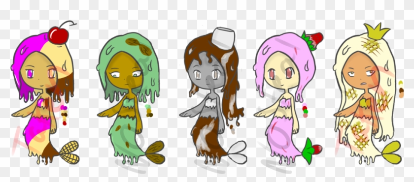 Ice Cream Mermaid Adopts By Emptyproxy - Cartoon #547096