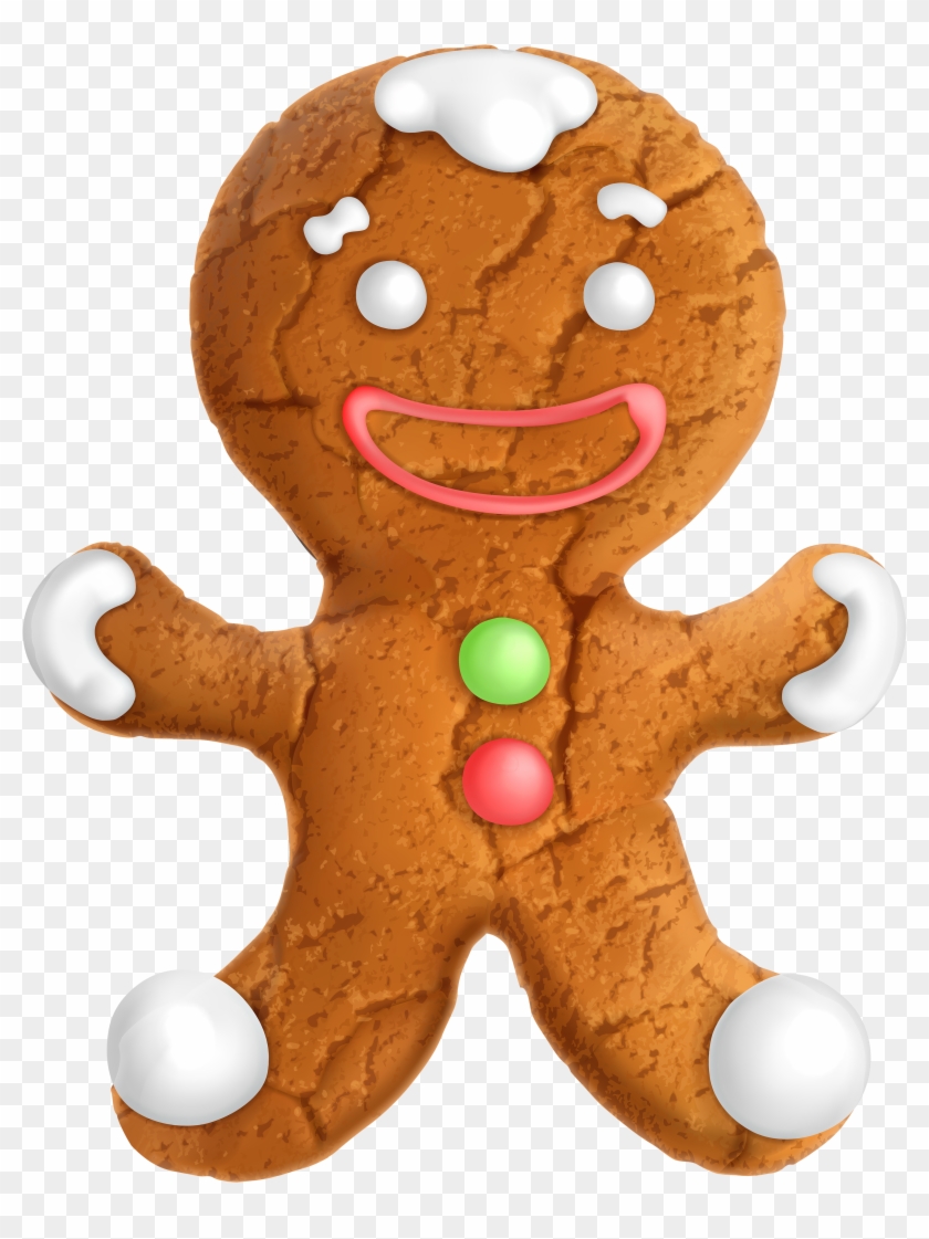 Gingerbread Clipart Biscuit - Gingerbread Png #548196