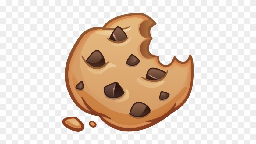 Chocolate Chip Cookie Food Biscuits Emoji - Chocolate Chip Cookie Food Biscuits Emoji #548569