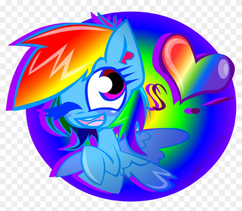 Rainbow Dash By Mushroom Cookie Bear - Cartoon #549268