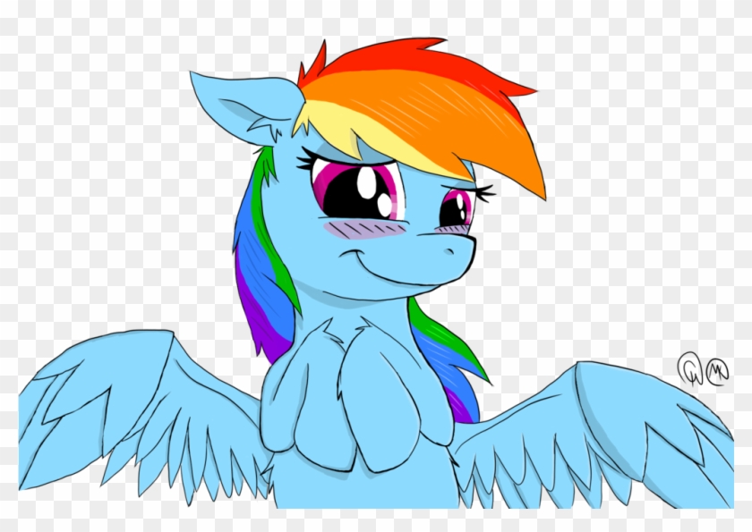 Rainbow Dash Pony Horse Deviantart - My Little Pony Rainbow Dash Shy #549393