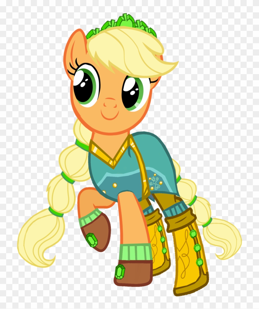 Applejack Crystal Gem Ponified By Sunsetshimmer333 - Applejack My Little Pony Friendship Is Magic Cute Art #549429