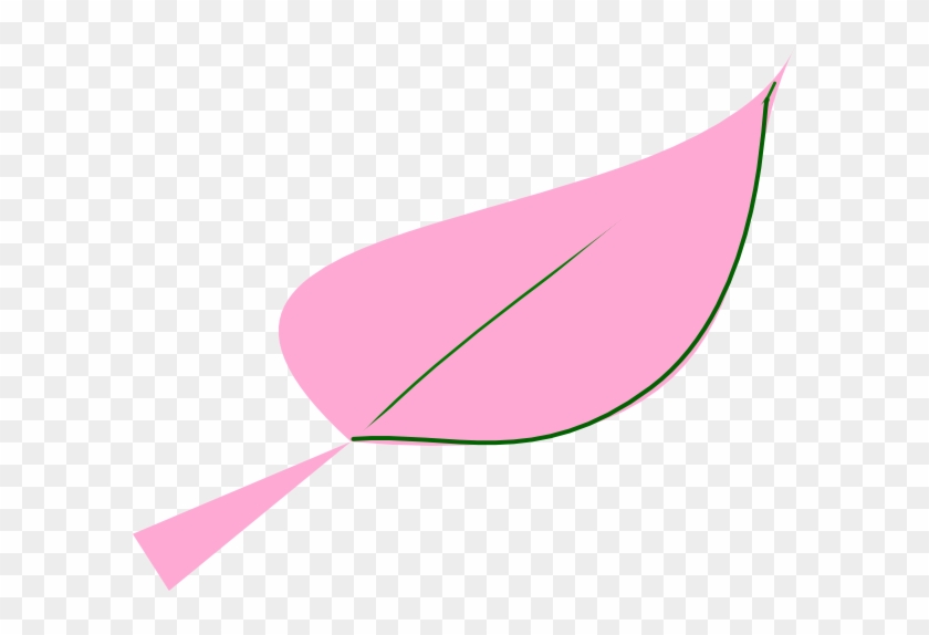 Pink Leaf Clip Art #551228