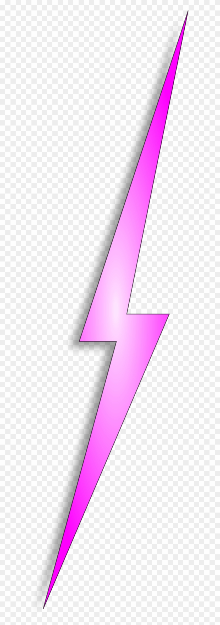 Purple Clipart Lightning Bolt - Number #551642