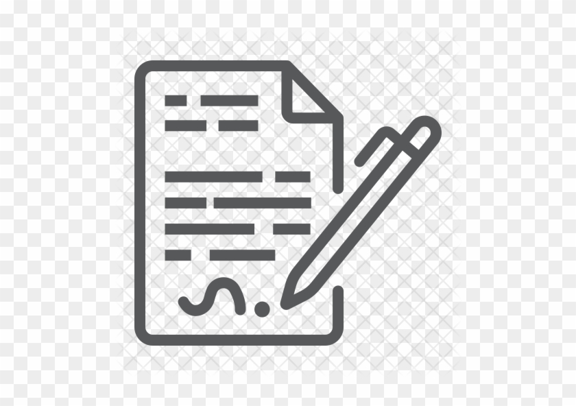 Contract Icon - Documento Icon Png #551669