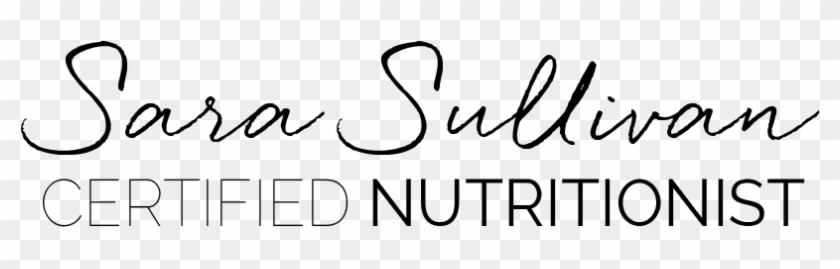 Sara Sullivan Certified Nutritionist - Calligraphy #552625