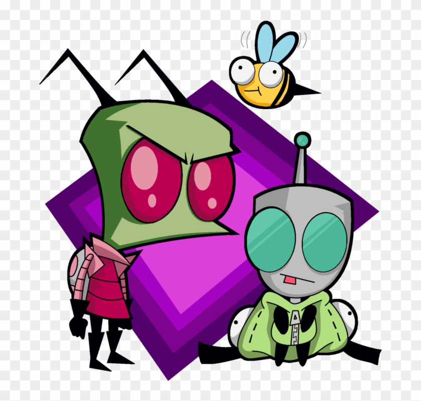 Nicktoons Week 05 Zim And Gir By The Driz - Nicktoons #553880