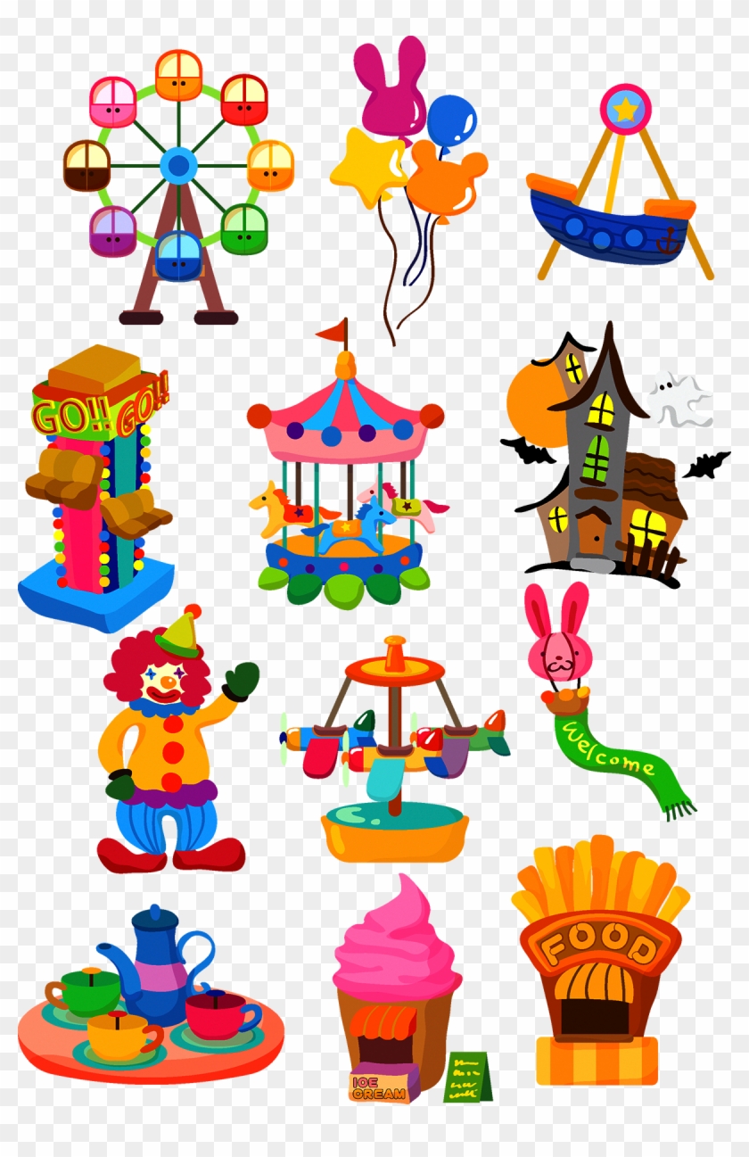 Cartoon Playground Illustration - Cartoon Playground Illustration #554639