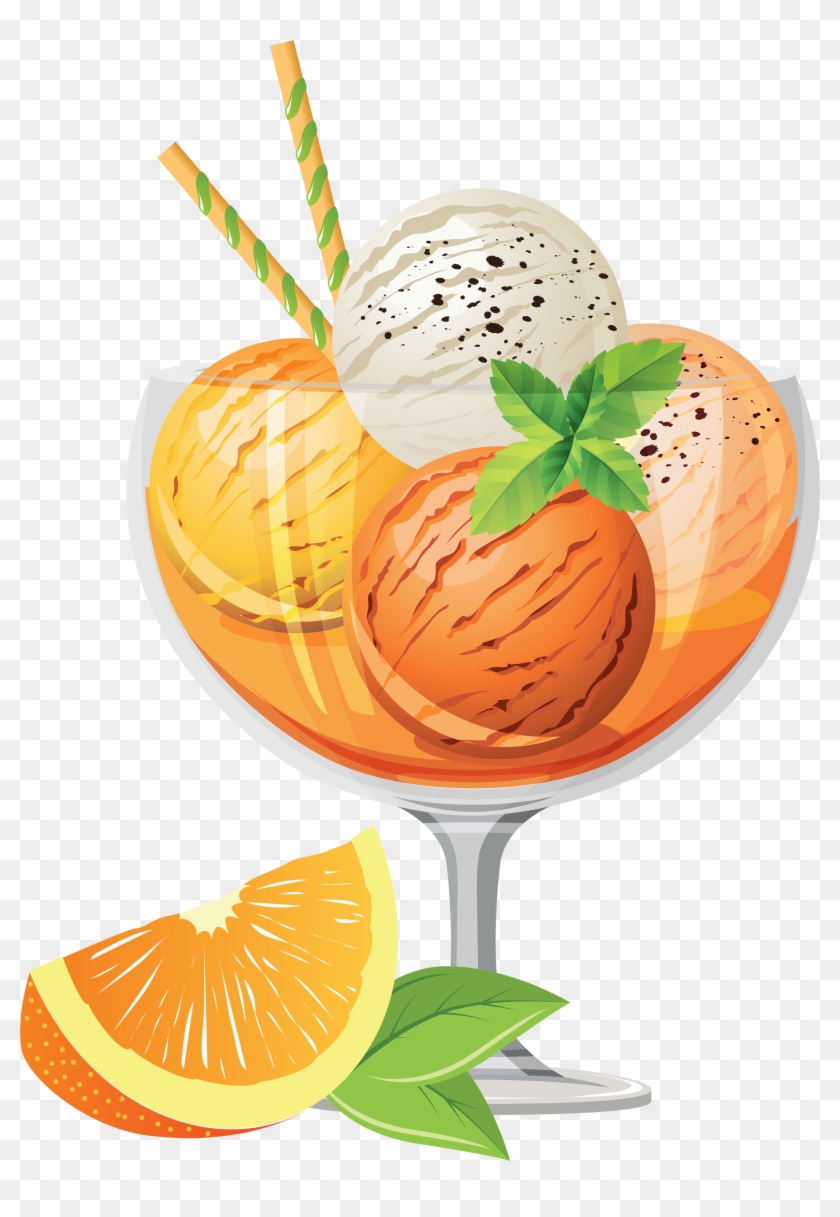 Ice Cream Sundae Clipart Png #554705