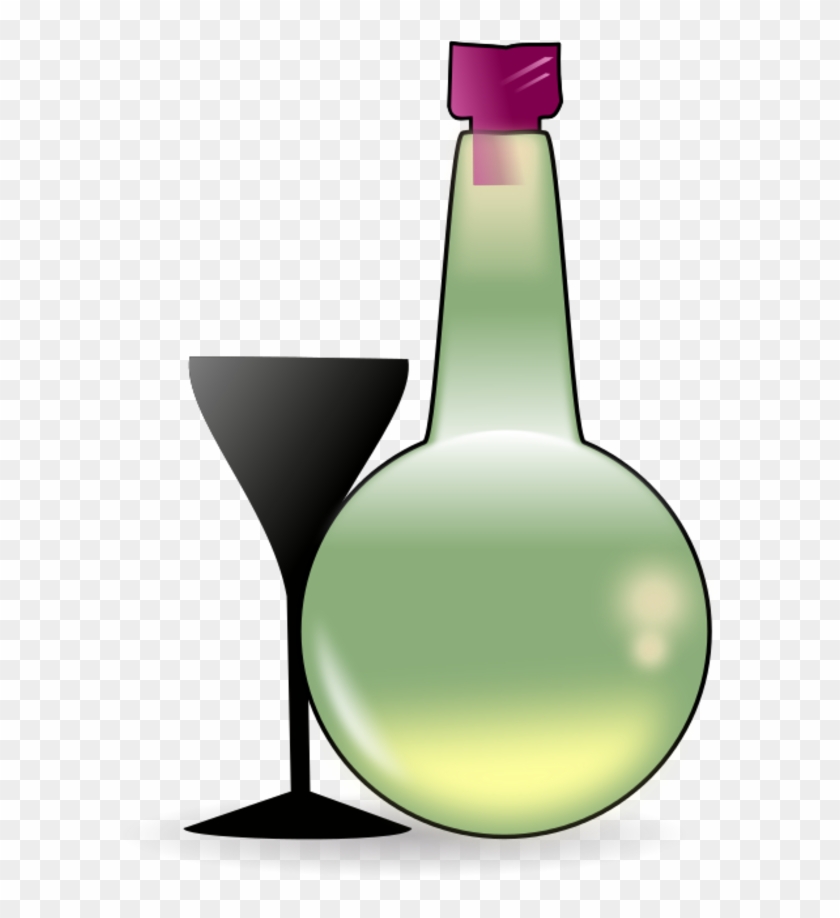 Bottle Of Absinth - Clip Art #554738