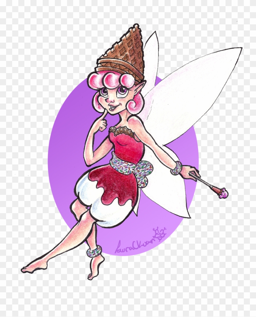 Ice Cream Fairy By Fluffyfuzzball Ice Cream Fairy By - Cartoon #557715