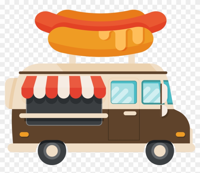 Hot Dog Hamburger Fast Food Food Truck - Hot Dog Hamburger Fast Food Food Truck #557886