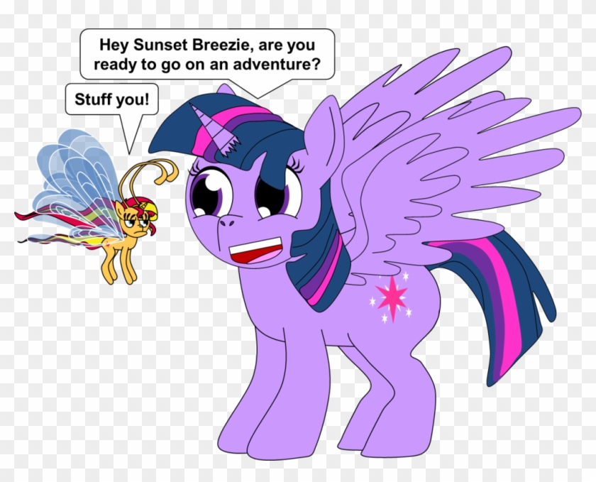 Sunset Shimmer Twilight And Starlight Glimmer By Arif - Mlp Breezie Twilight  - Free Transparent PNG Clipart Images Download