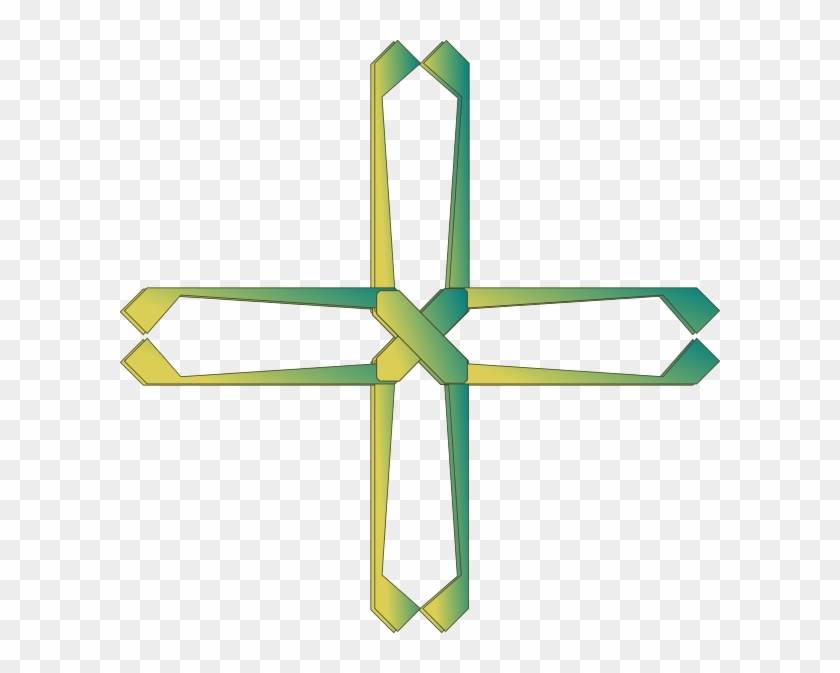 Bluegold Cross Svg Clip Arts 600 X 593 Px - Portable Network Graphics #559975