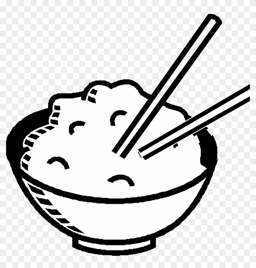 Food Black And White Clipart #560610