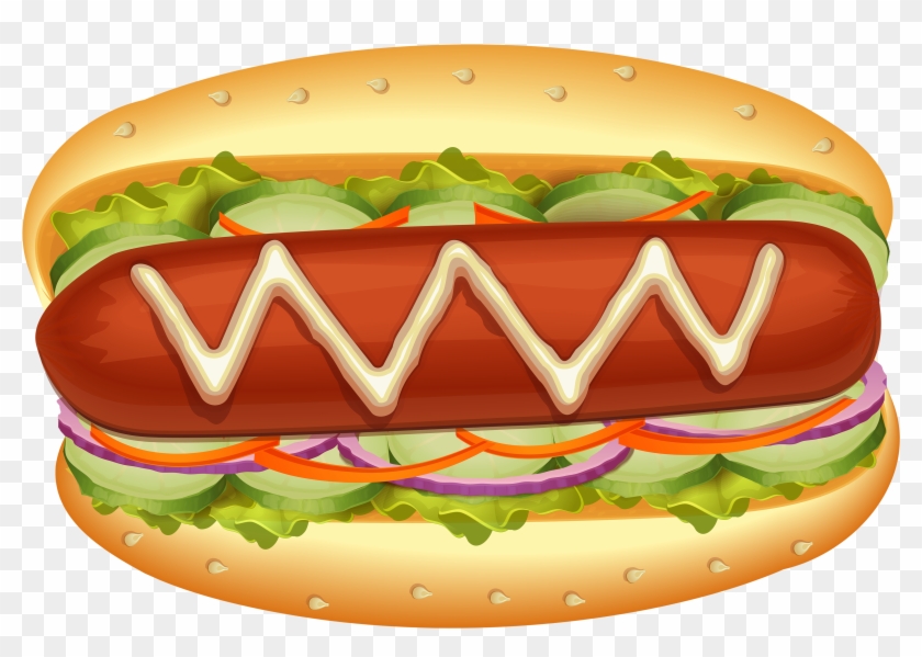 Download - Hotdog Sandwich Clipart Png #563360