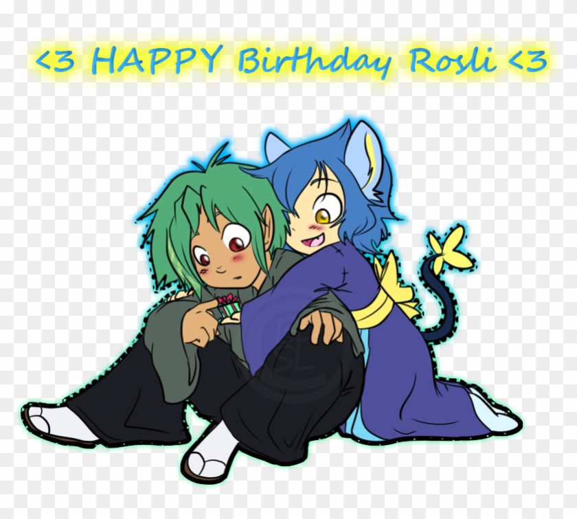 Happy Birthday Rosli By Bluekazenate - Cartoon #564243