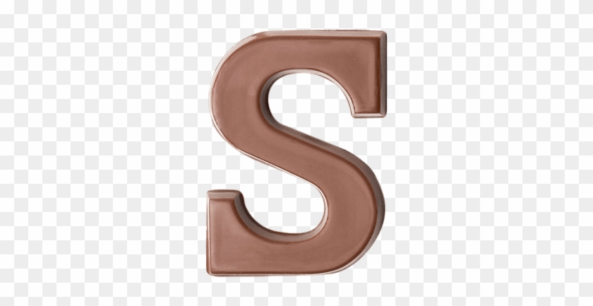 Choc Affair Milk Chocolate Letter S - Chocolate Letter #565694