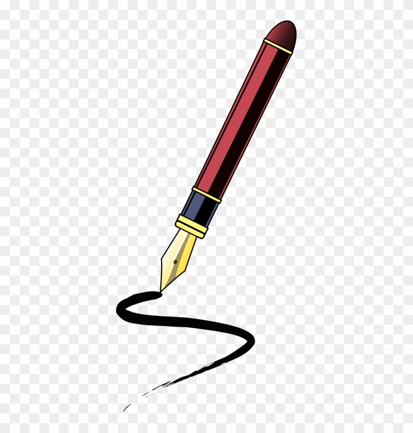 Pen Free Inky Free Edit Button Free Stylo - Pen Clip Art #568623