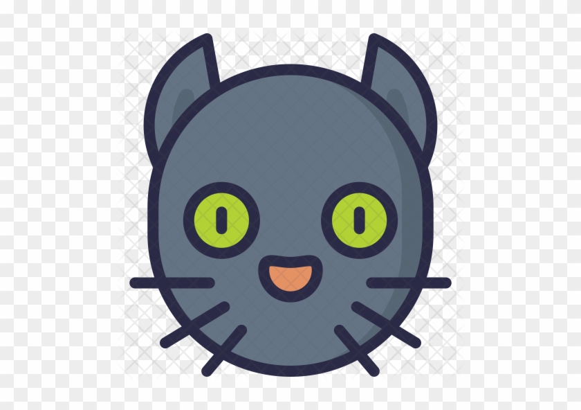 Black Cat Icon - Illustration #568848