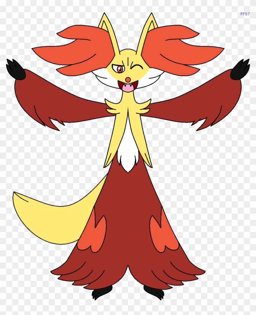 Delphox Wants A Hug By Fluffyferret97 Delphox Wants - Drawing #569479