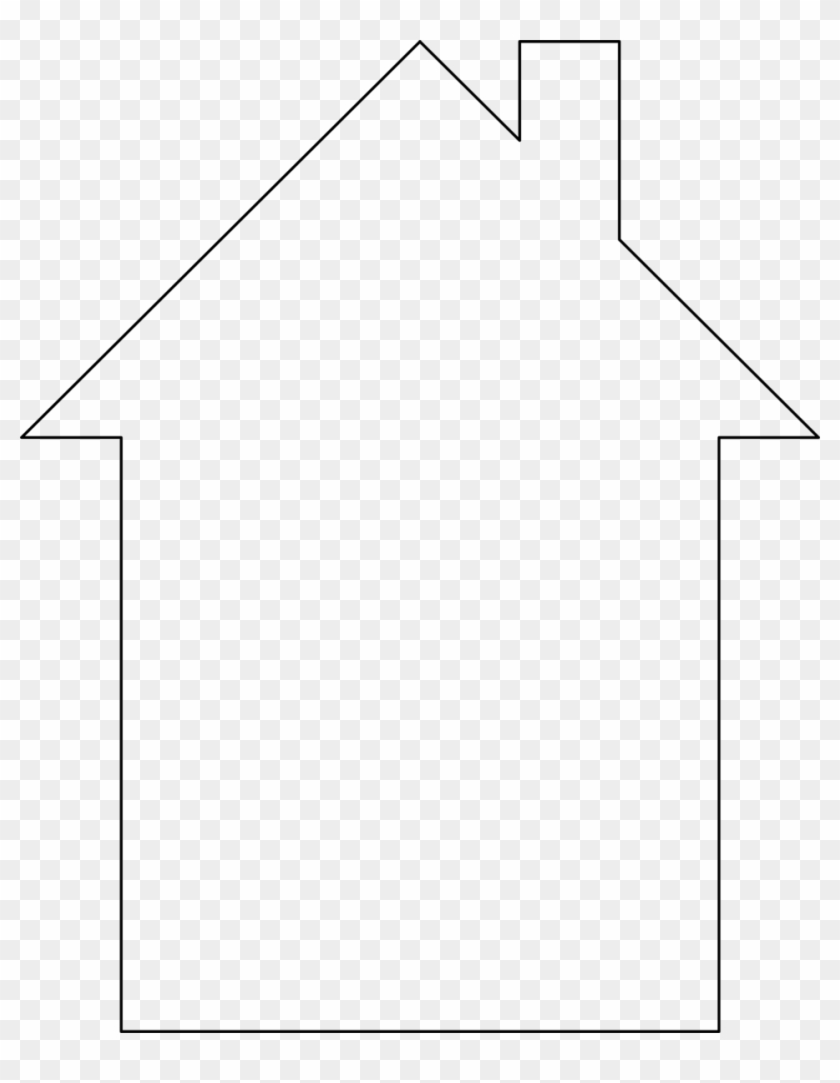 Illustration Of A House Outline - Paper #571775