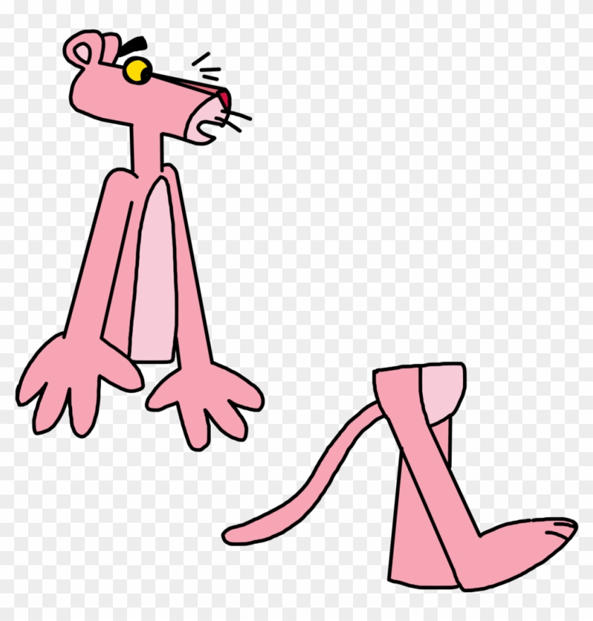 Marcospower1996 Pink Panther Sawed In Half By Marcospower1996 - Body Cut In Half Cartoon #575862