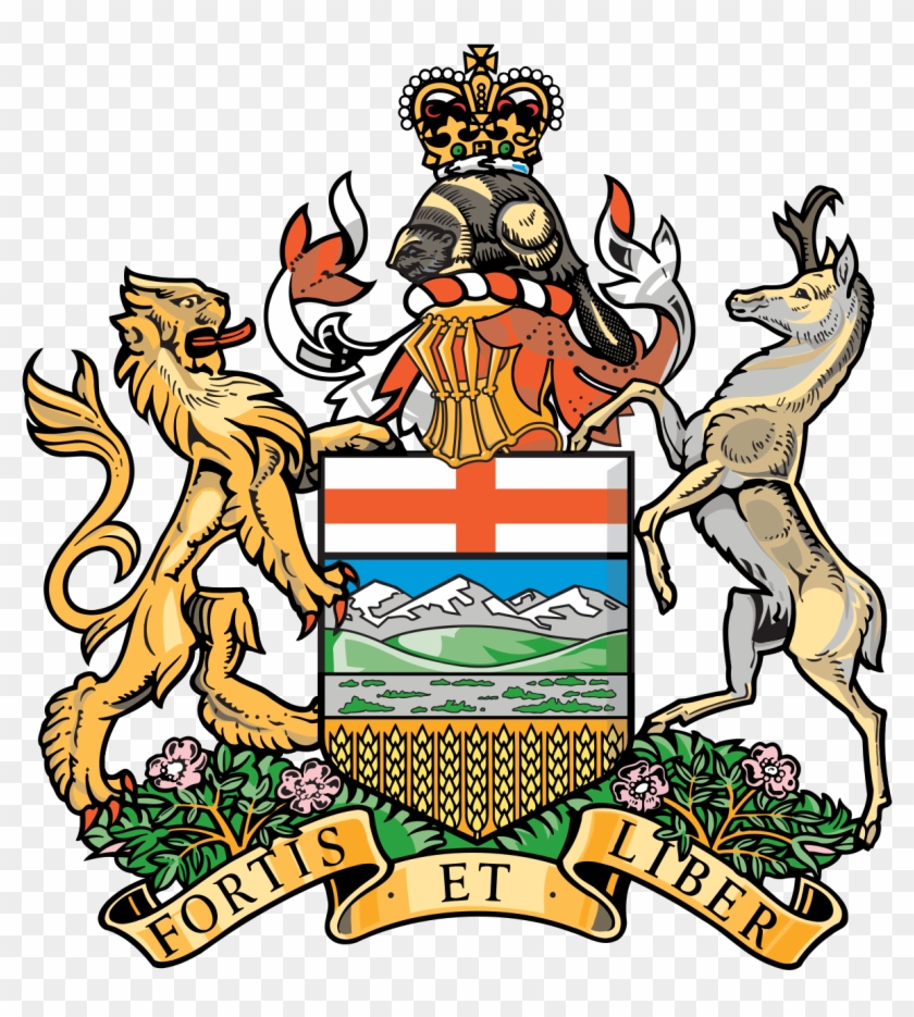 Alberta Coat Of Arms - Full Size PNG Clipart Images Download