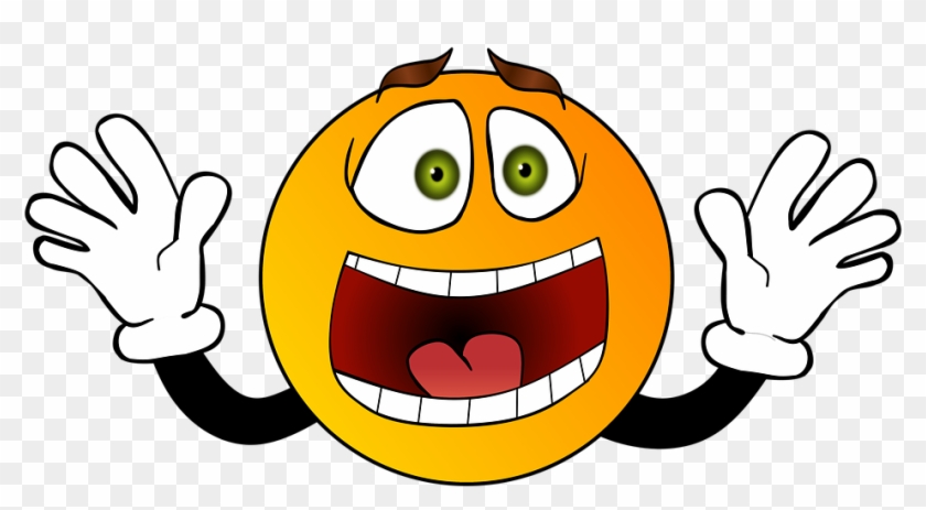 surprised smiley face animation