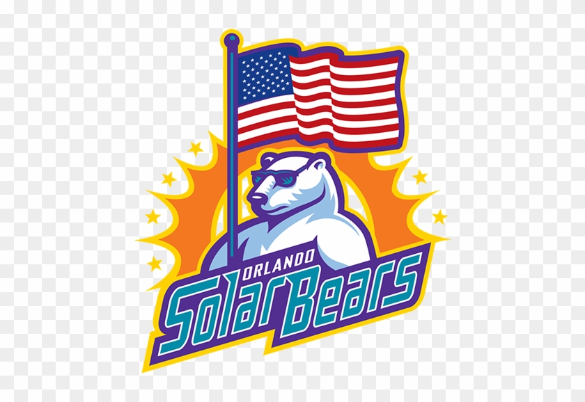 Orlando Solar Bears Military Logo - Orlando Solar Bears - Full Size PNG ...