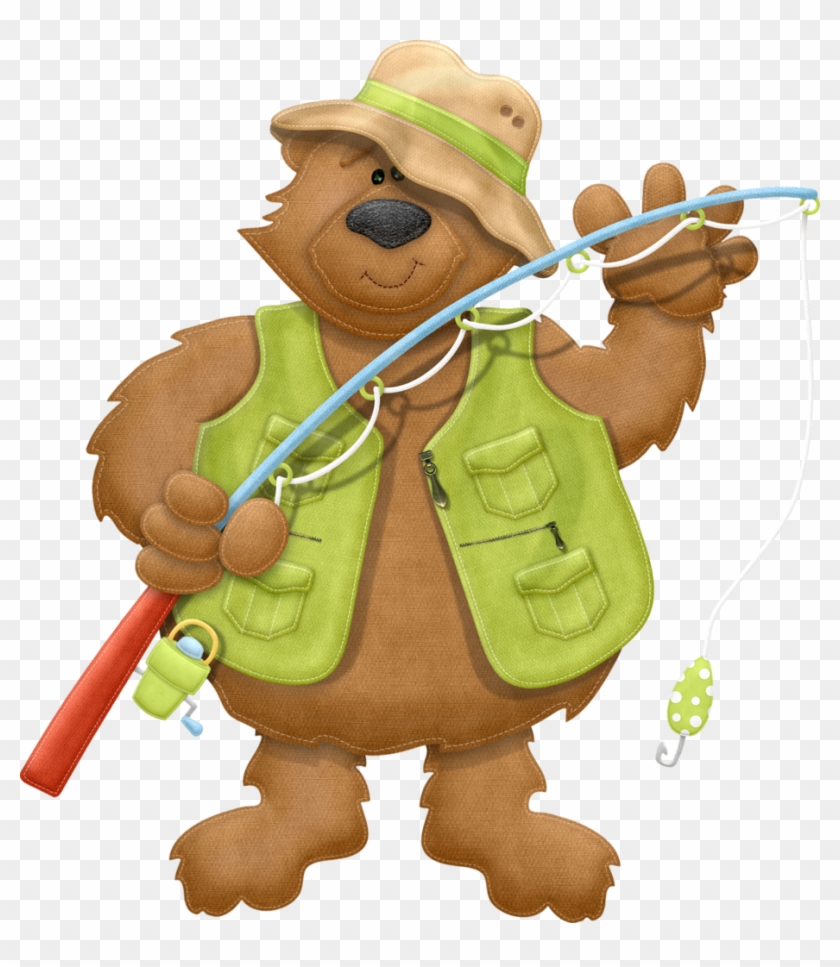 Fishing Bear Clipart - Bear Fishing Clip Art #578871