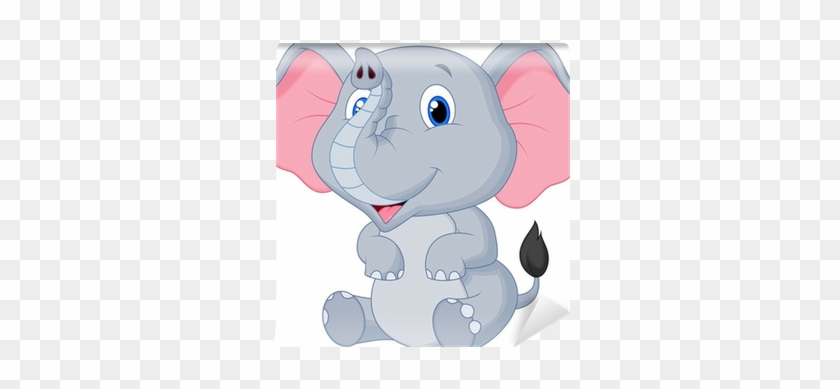 Fotomural Cute Dibujos Animados Bebe Elefante Pixers Dibujo Animado Elefante Bebe Free Transparent Png Clipart Images Download