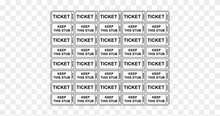 Free Printable Raffle Ticket Templates – Blank Downloadable PDFs – Tim's  Printables