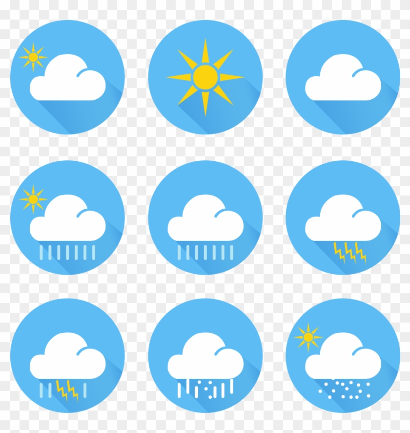 233 Weather Icon Packs - Blue Icons #587916